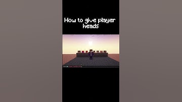 How to Get Player heads #shorts #minecraft #commands