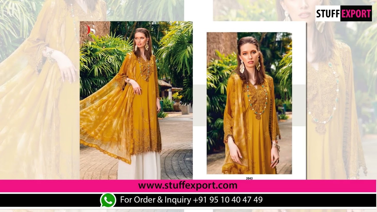 DEEPSY FIRDOUS QUEENS COURT REMIX COTTON SUITS