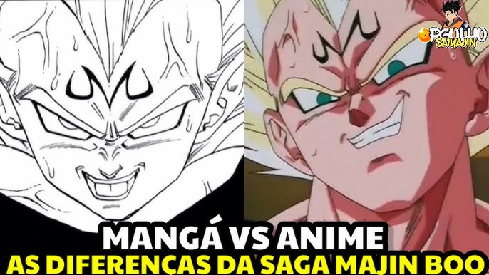 DRAGON BALL Z SAGA BOO ANIME VS MANGÁ (PARTE 2) COMPARANDO AS DUAS VERSÕES  