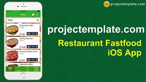 Restaurant Fastfood iOS App source code