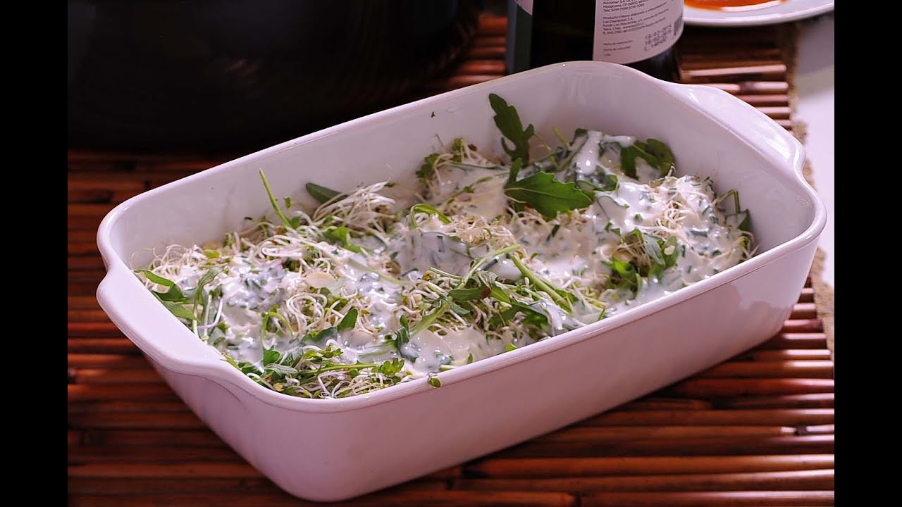 cocina saludable cursos bogota Ensalada de germen con aderezo de yogur