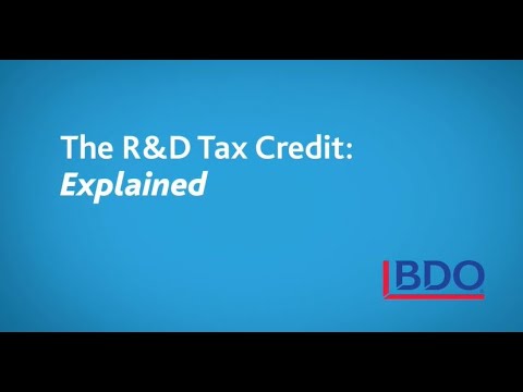 The R&D Tax Credit: Explained