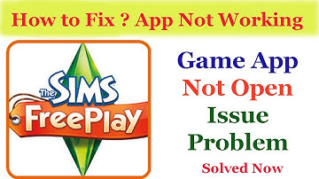 Fix"Sims Freeplay "App Not Working / App Not Opening Problem Solved Android & Ios | AllTechapple
