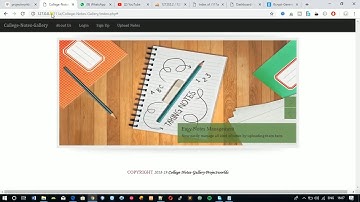 Online Notes Sharing Platform PHP MySQL Project with Source Code