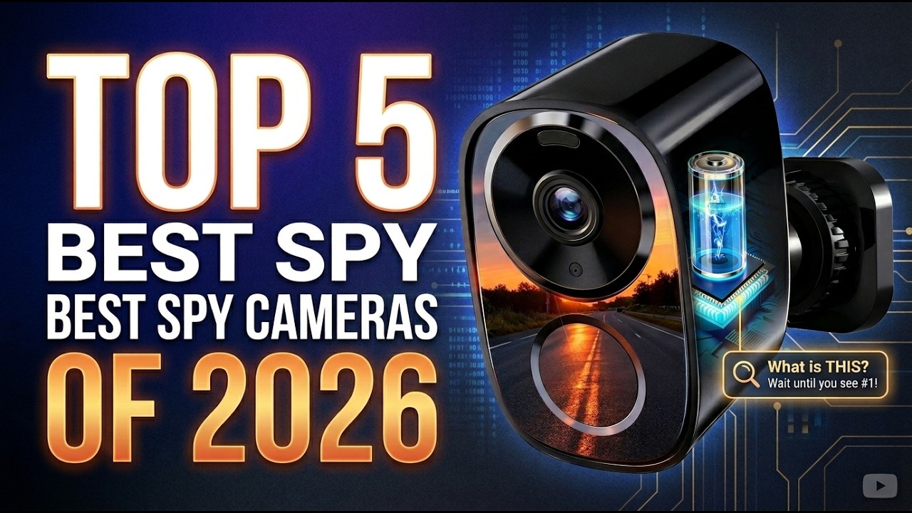 Top 5 Best Spy Cameras 2026 🔥 Hidden Mini Cameras for Home Security ...