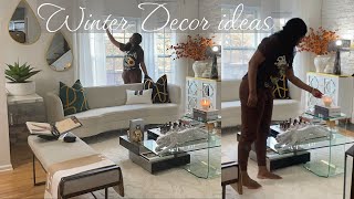 LET'S DECORATE! 2024 COZY WINTER HOME TOUR\/HOME DECOR IDEAS\/DECORATE WITH ME\/INTERIOR DESIGN TRENDS