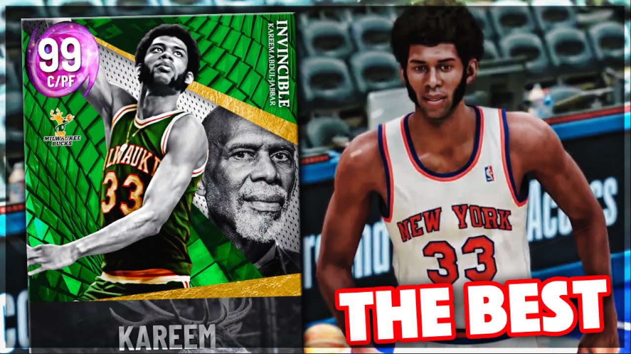INVINCIBLE KAREEM IS SO GOOD!! THE BEST POWER FORWARD IN NBA 2K22 MyTEAM!!