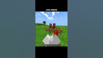 Love particle arrow 🥰 #minecraft #shorts