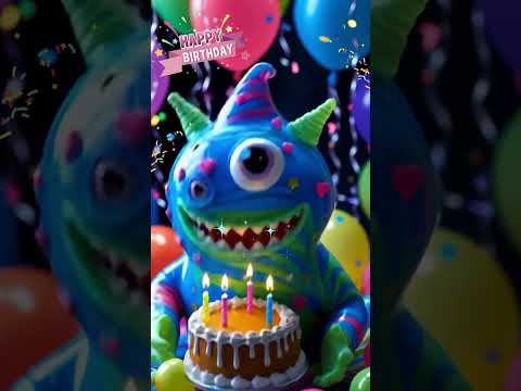 Happy B-day Slime Fun! #happybirthday #happybirthdaysong #Slime