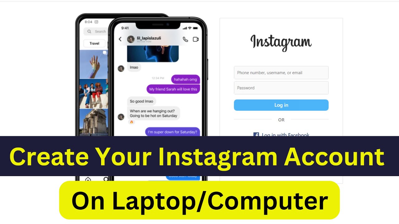 How To Create A Instagram Account On Computer / Laptop | Sign In ...