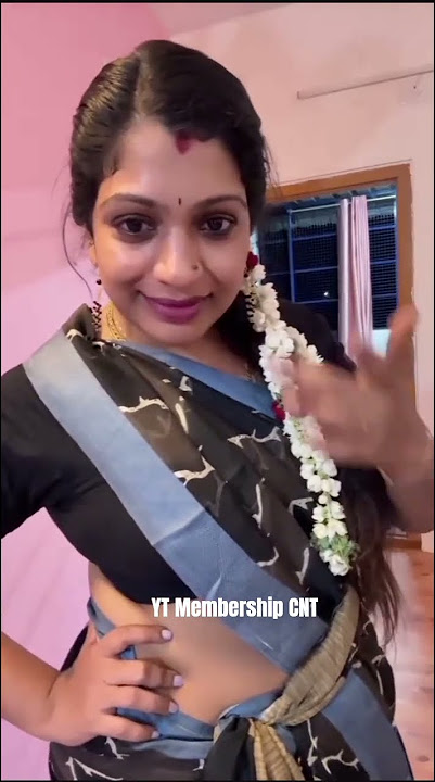 Lenin Shalini Membership Live Hot Navel ❤️ Don't join ❌❌ #navel #membership #yt #saree #tamil #live