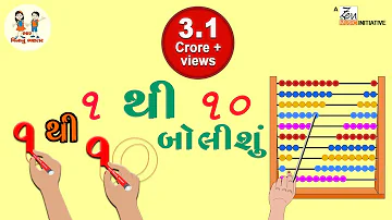 ગુજરાતી અંક ભાગ ૧ | Gujarati Number Part 1 | Gujarati Bhantar | Toddler Learn | Bhar Vinanu Bhantar