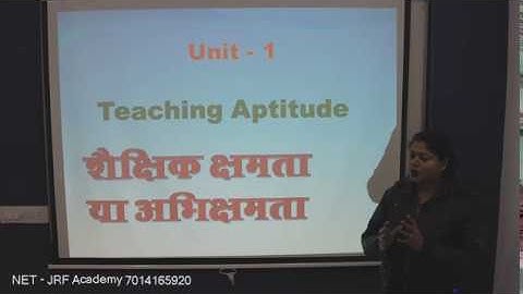Teaching Aptitude NET JRF  1st Paper
