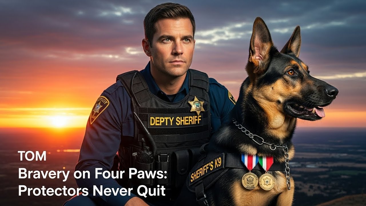 Hero K9 apprehends fugitive hiding in forest after high-speed chase