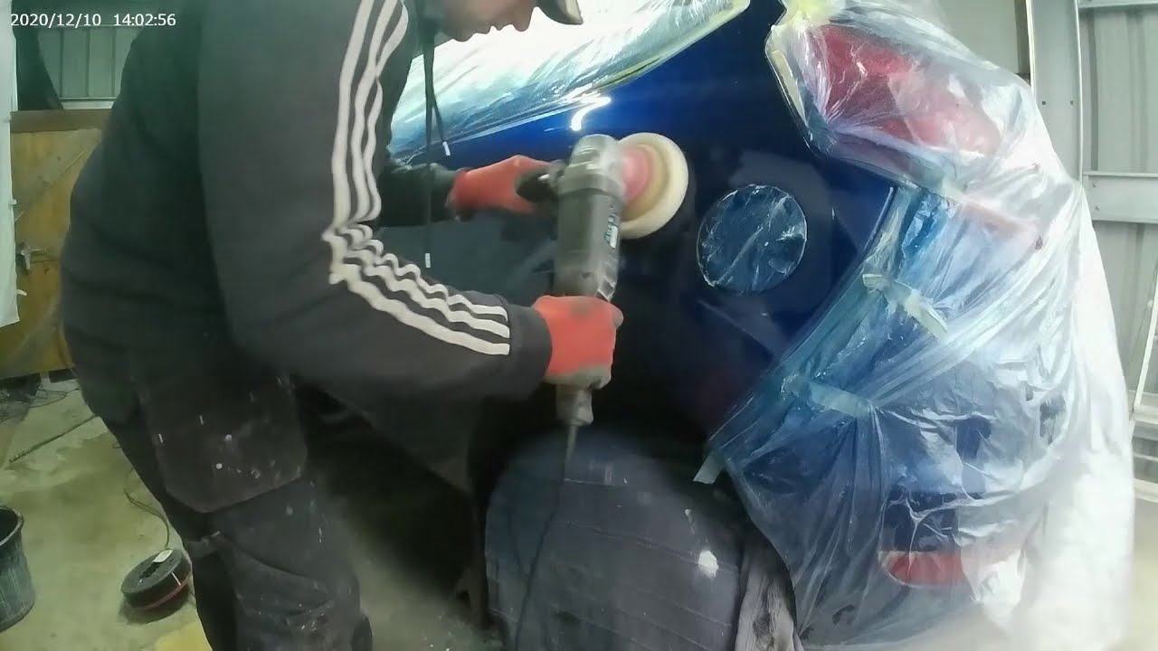 Rust repair Mk 7 Fiesta part 3, polishing clear coat, finishing off