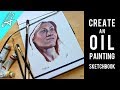 How to Make an Oil Painting Sketchbook