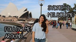 Travel Vlog: Follow me around to Sydney & Melbourne, Australia!