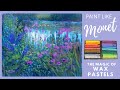 Paint Like Monet Using Wax Pastels -  Painting Tutorial