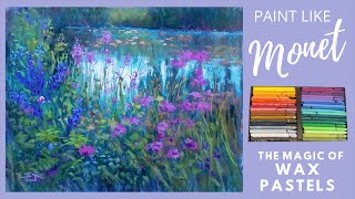 Paint Like Monet Using Wax Pastels   Painting Tutorial