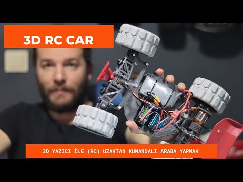 3D RC CAR | 3 BOYUTLU YAZICI İLE SIFIRDAN RC (UZAKTAN KUMANDALI) CANAVAR KAMYON  YAPMAK