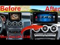 Mercedes Benz C GLC Class C300 GLC300 Radio upgrade W205 stereo replacement Carplay installation