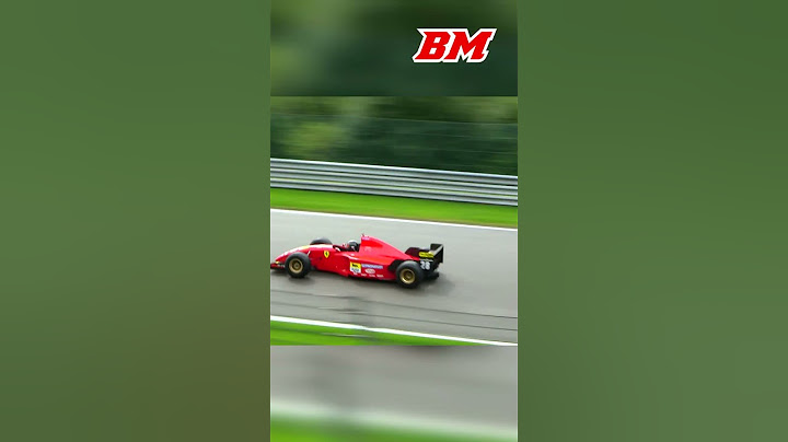 BEST F1 SOUND EVER -  FERRARI 412 T2 - V12 at Spa