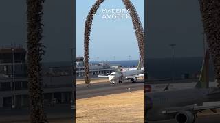 Portugalia Airlines Embraer 195 Landing at Madeira Airport #shorts