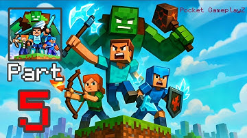 Mob Battle: Craft Army - Gameplay Walkthrough Part 5 - Epic Strategy & Combat! (iOS, Android)