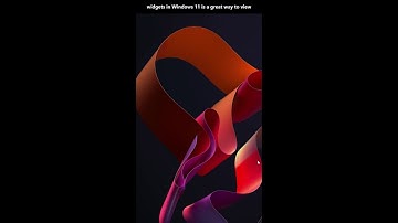 Widgets on Windows 11