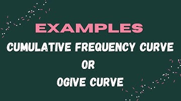 Less than and more than Ogive curve/ogive curve in statistics/ogive graph/cumulative frequency curve