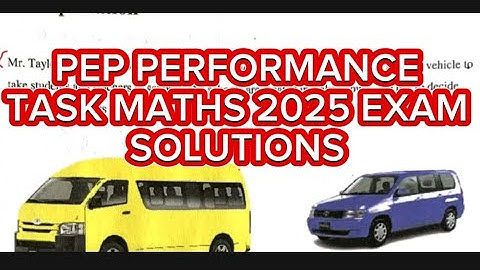 PEP Maths  performance task exam 2025 solutions #education #jamaica #grade6