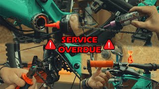 Mountain Bike Maintenance  -  Overhaul Your MTB At Home [ASMR]