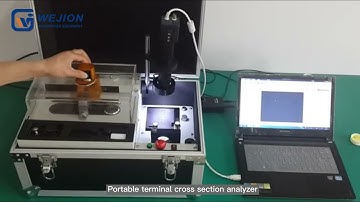 Portable terminal cross section analyzer