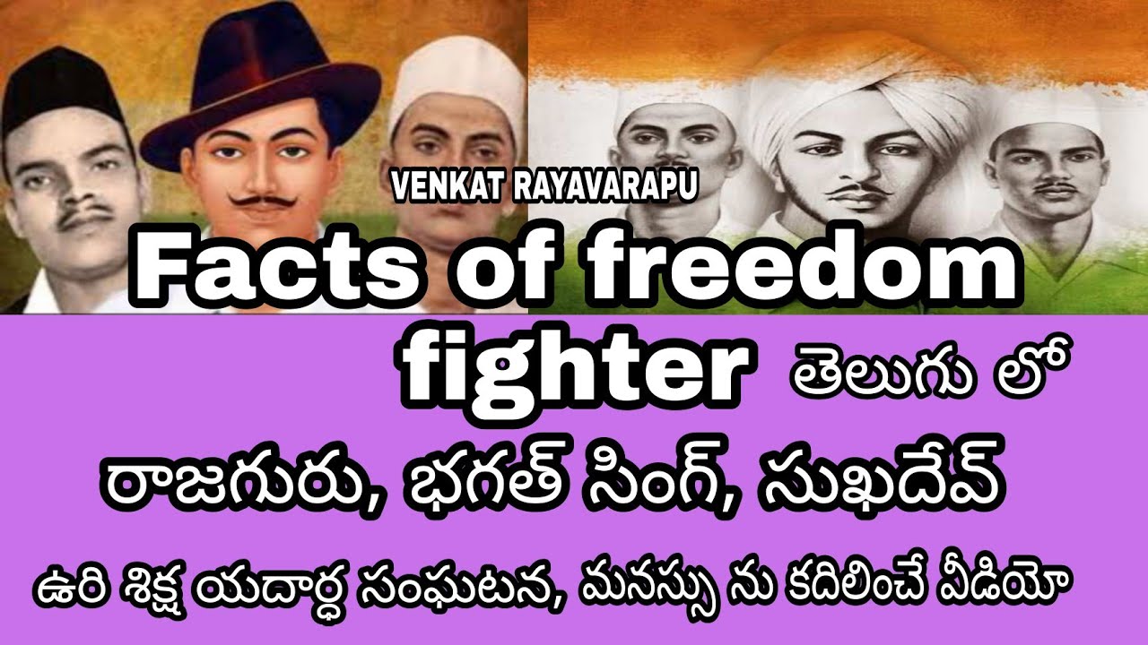 essay about freedom fighters in telugu
