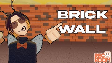 How to Build Simple Brick wall design in RecRoom 2022!