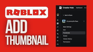 How to Add Thumbnail in Roblox | Roblox Easy Guide