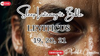 🔴Sleep Listening to Bible  Leviticus 19, 20, 21 | OLD TEASTAMENT | Everyday