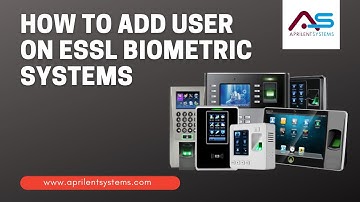 How to Add User in eSSL Biometric Attendance Systems