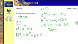AP Calculus Chapter 2 Practice Test Problem 24