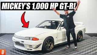Revealing his +1,000 HP Nissan GT-R!