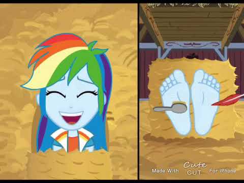 MLP EG: Rainbow Dash And Her Feet Getting Tickled By The Magical Feathers!