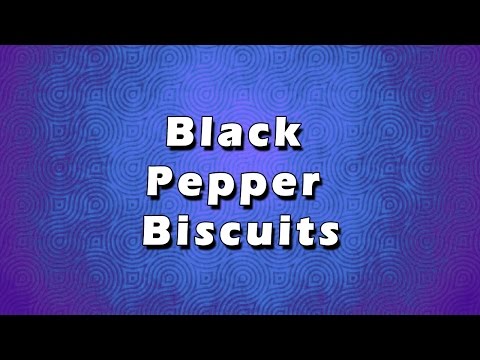 Black Pepper Biscuits | EASY RECIPES | EASY TO LEARN