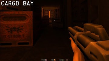Quake 2 Mission Pack: The Reckoning Part 21 (Cargo Bay) Played on Hard