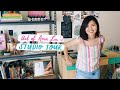 Art Studio Tour ⭐ by Ana Lu | Philippines #artvlog #studiotour #art