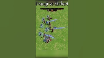 NEW Draugr vs Einheri (Equal Numbers) - Age of Mythology: Retold