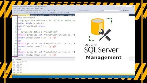 Habilitar números en Query SQL Management Studio
