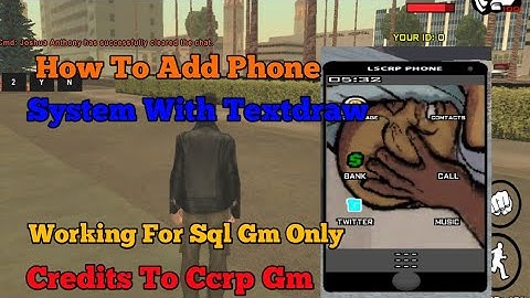 HOW TO ADD PHONE SYSTEM SQL ONLY