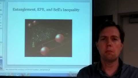 Entanglement, EPR, and Bell