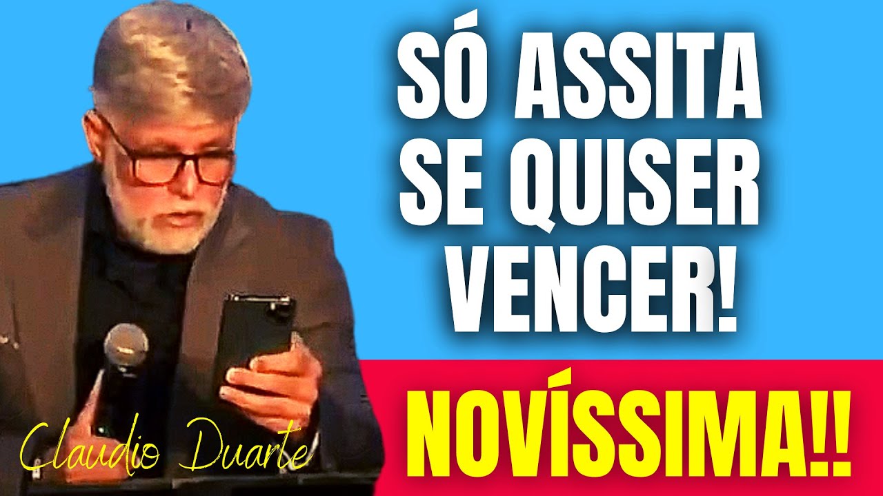 Pastor Cláudio Duarte, SÓ QUEM QUER VENCER ASSISTA ESTE VÍDEO, claudio duarte 2022