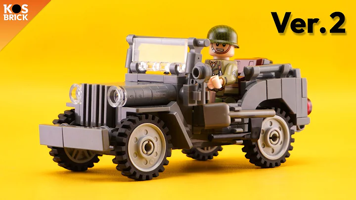 Lego WW2 Willys Jeep ver.2 (Tutorial)